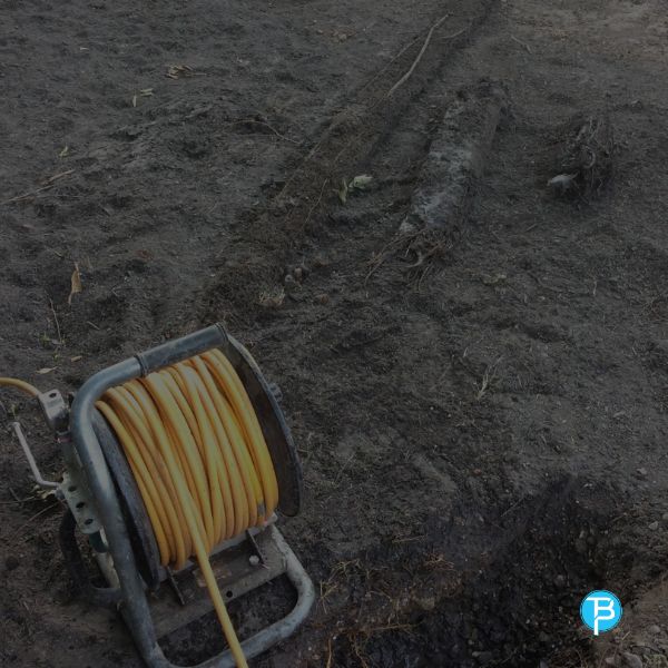 Blocked drain high-pressure jetting